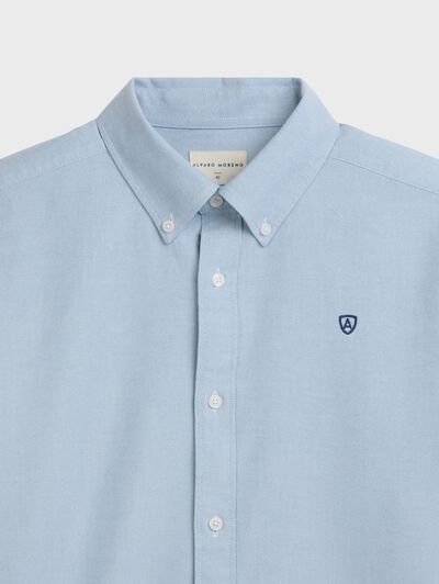 CAMISA OXFORD SOLID AZUL