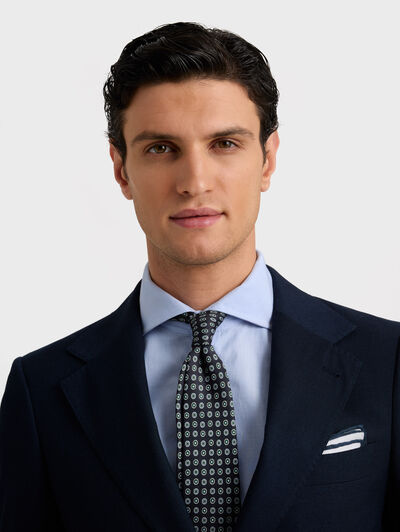 AMERICANA FIL A FIL AZUL MARINO