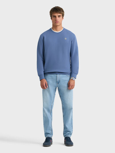 SUDADERA BASIC SPRING AZUL