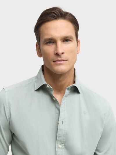 CAMISA POPELIN VERDE