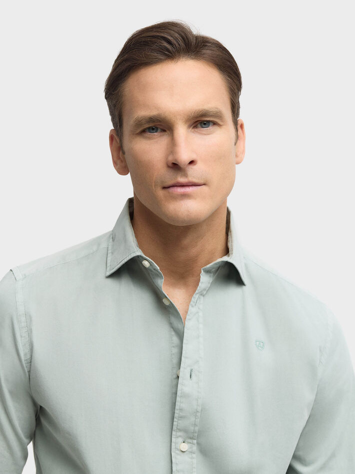 CAMISA POPELIN VERDE