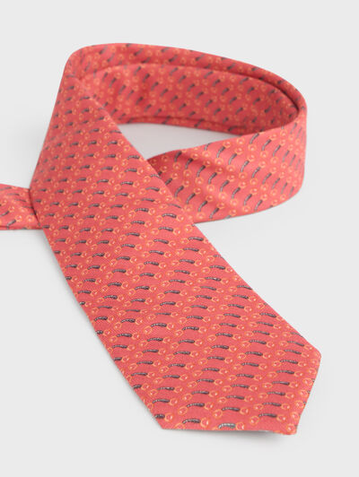 CORBATA PRINTED CORAL