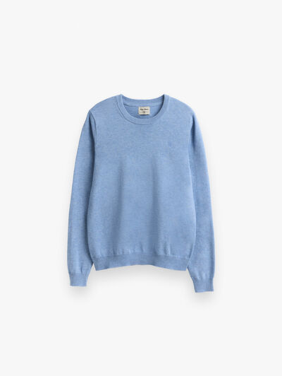 JERSEY ROUND NECK KIDS AZUL