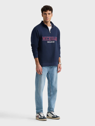 SUDADERA MICHIGAN AZUL MARINO