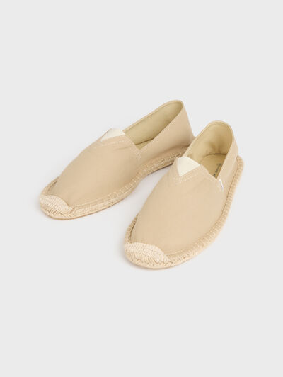 ESPADRILLES CANVAS CAMEL