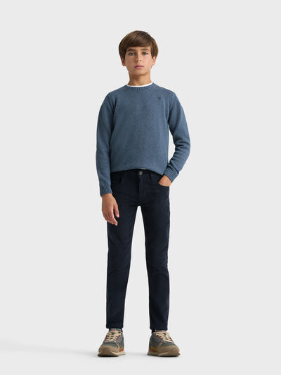 PANTALON MICROPANA KIDS AZUL MARINO