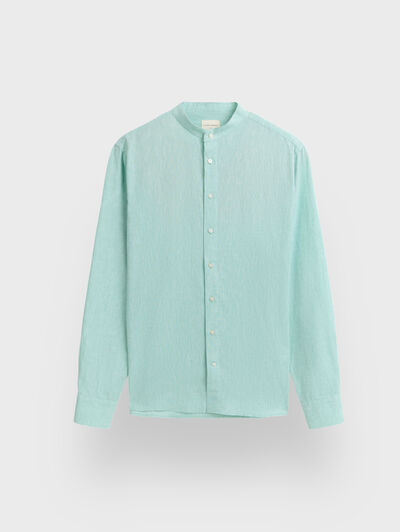 CAMISA LINO MAO VERDE