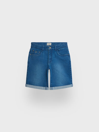 BERMUDA DENIM VUELTA KIDS AZUL