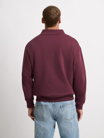 SUDADERA PART BURDEOS