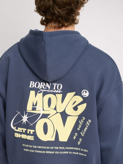 SUDADERA SHINE AZUL MARINO