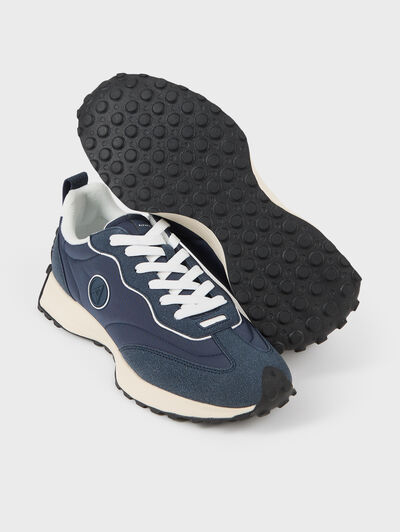 SNEAKERS DELMAN AZUL MARINO