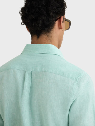 CAMISA LINO ALEX VERDE