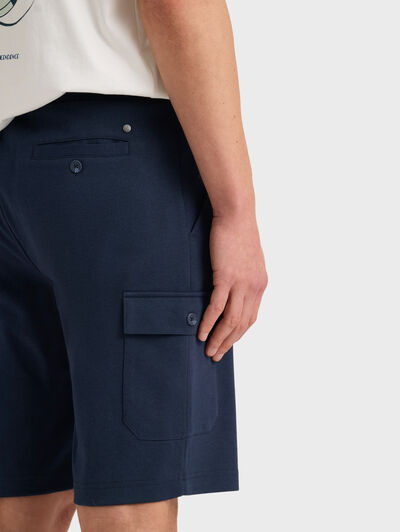 BERMUDA CARGO PUNTO AZUL MARINO