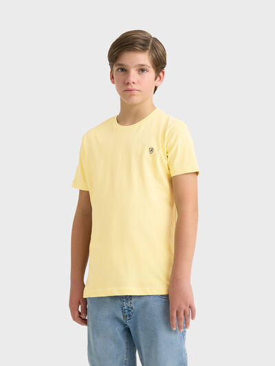 CAMISETA BASICA KIDS AMARILLO