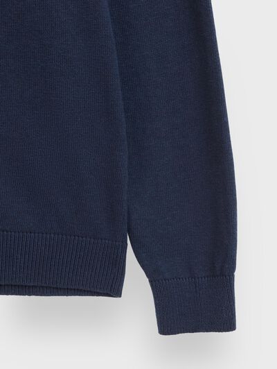 JERSEY V-NECK KIDS AZUL MARINO