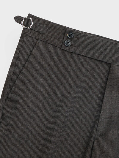 PANTALONES CAPOLUNGO BROWN MARR&Oacute;N