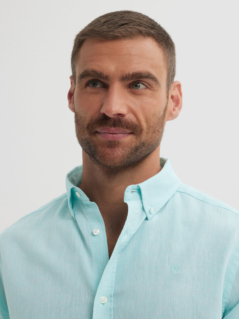 CAMISA LINO C. BOTON