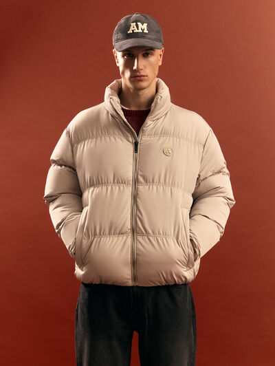CAZADORA BOXY BEIGE