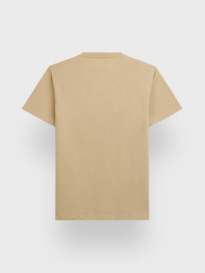 CAMISETA MELANGE CAMEL