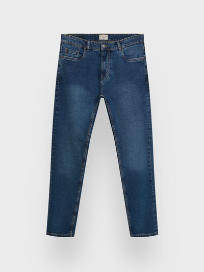 DENIM LUCKY SLIM AZUL MARINO