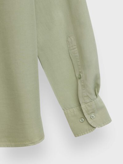 CAMISA TENCEL VERDE
