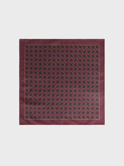 PAÑUELO PRINTED BURDEOS