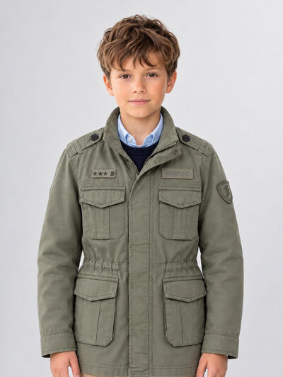 SAHARIANA MILITARY KIDS VERDE