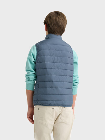 CHALECO VITO KIDS CELESTE