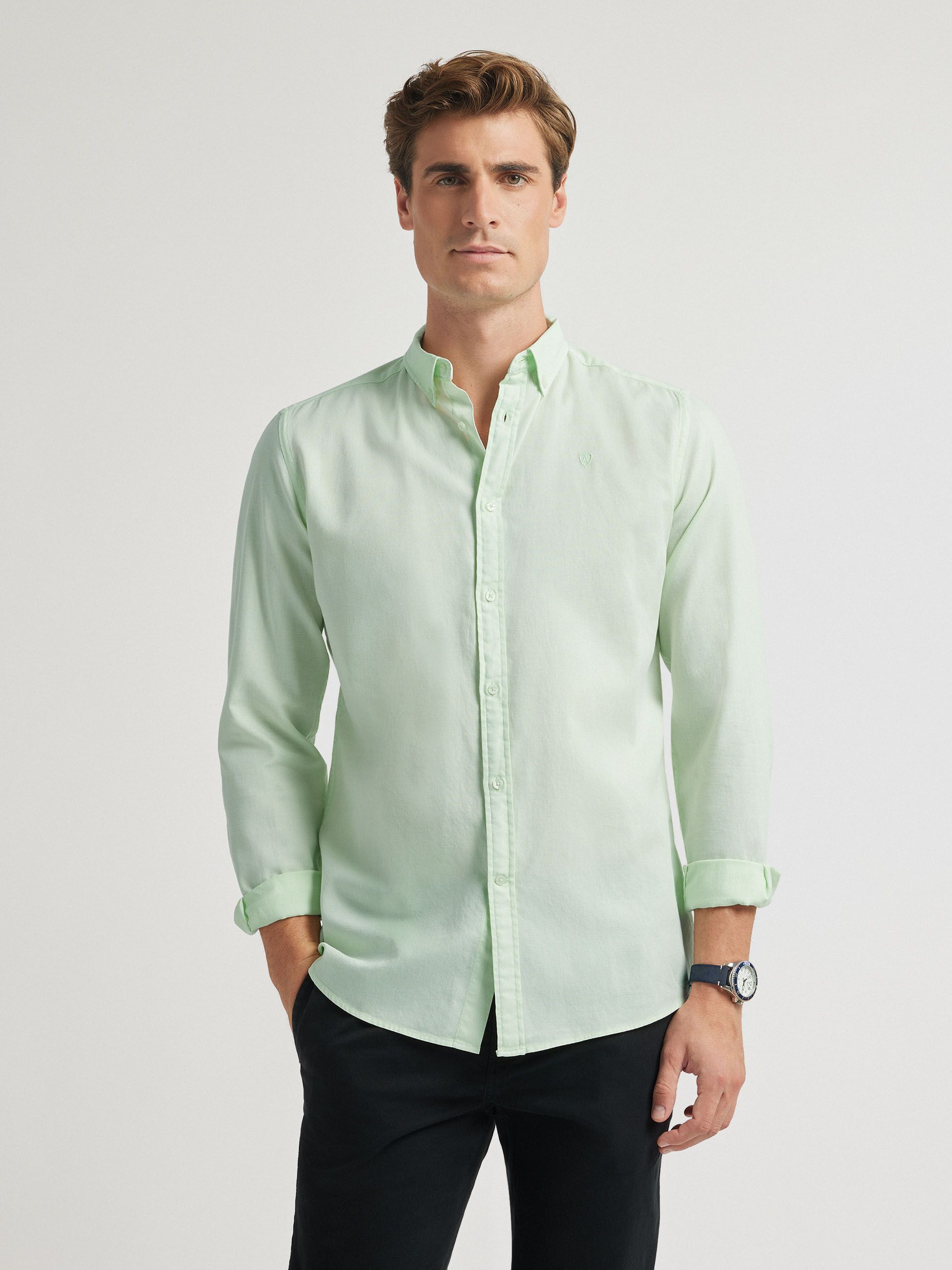 CAMISA PANAMA DYE VERDE
