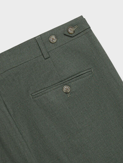 PANTALON NAPOLI TROPICAL VERDE