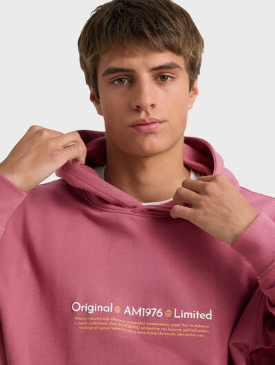 SUDADERA FOREVER ROJO