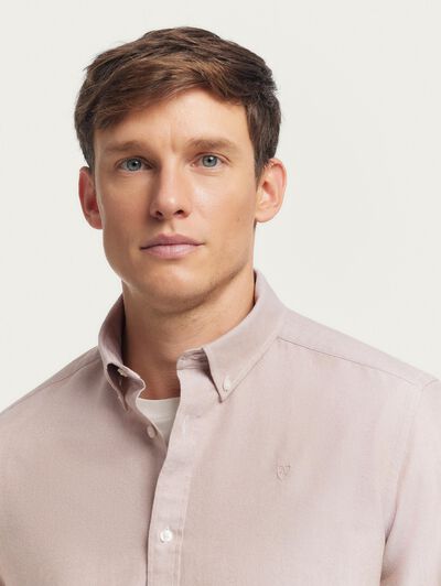 CAMISA OXFORD SOLID CAMEL