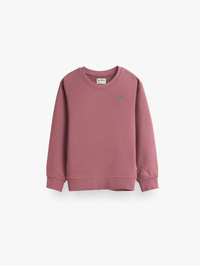 SUDADERA BASICA KIDS ROJO