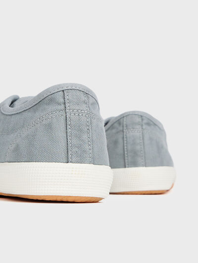 ZAPATILLAS CANVAS CELESTE