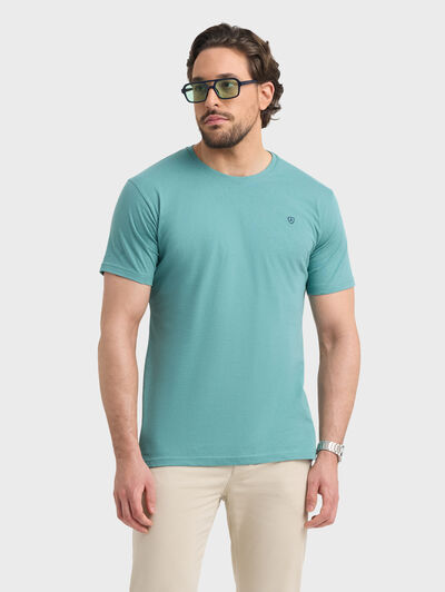 CAMISETA BASICA AZUL