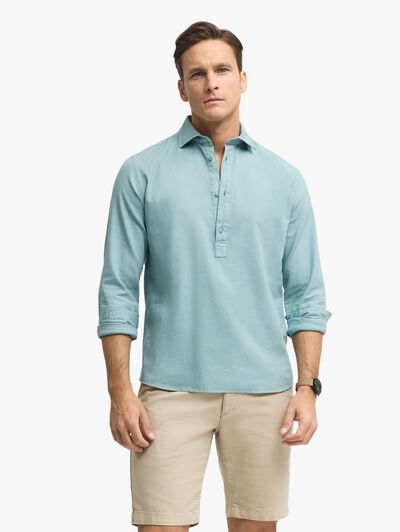 POLERA PANAMA DYE TURQUESA