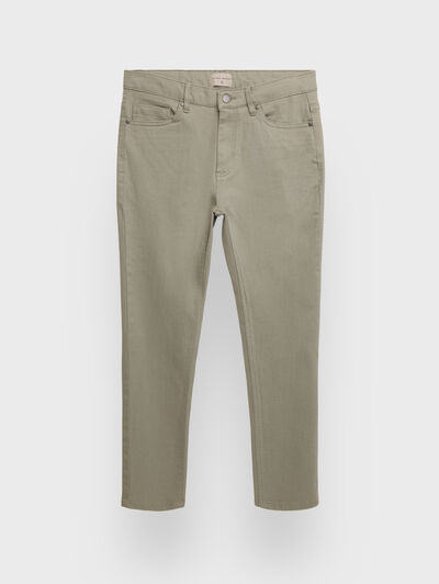 PANTALON PIGMENT VERDE