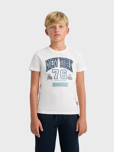 CAMISETA LIVING KIDS BLANCO