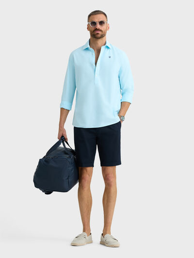 POLERA OXFORD SOLID TURQUESA