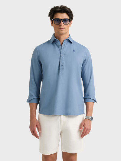 POLERA PANAMA DYE AZUL
