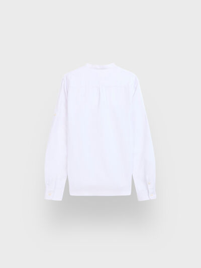 POLERA LINO MAO KIDS BLANCO