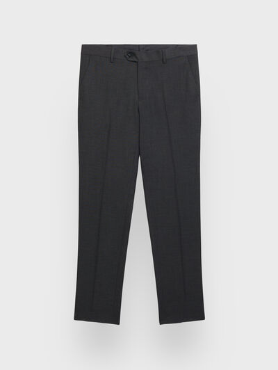 PANTALON FIL A FIL GRIS
