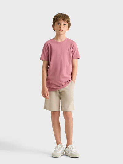 CAMISETA BASICA KIDS VIOLETA