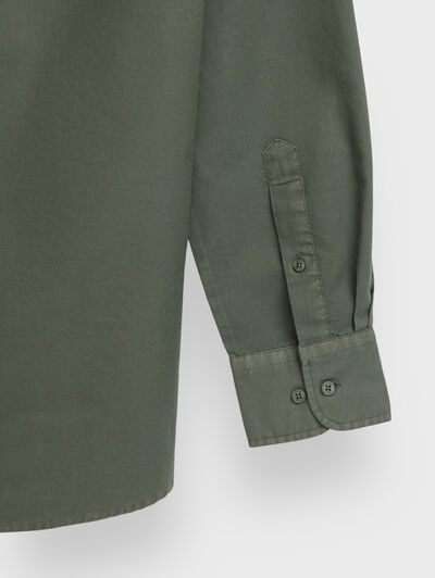 CAMISA OXFORD DYE VERDE