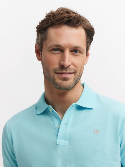 POLO TRENDY VERDE AGUA