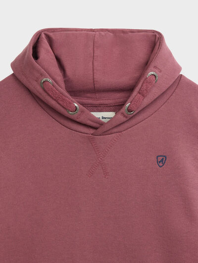 SUDADERA NELSON KIDS BURDEOS