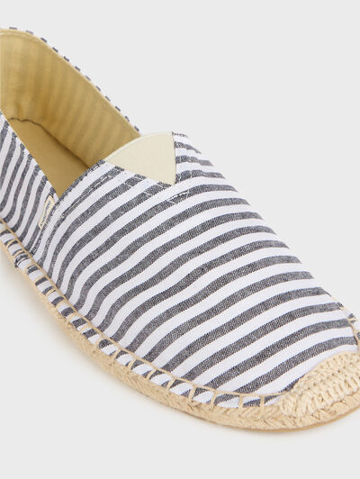 ESPADRILLES OXFORD STRIPES AZUL MARINO