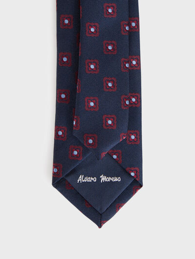 CORBATA JACQUARD MF KIDS AZUL MARINO