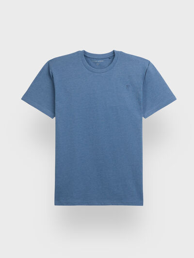 CAMISETA MELANGE AZUL
