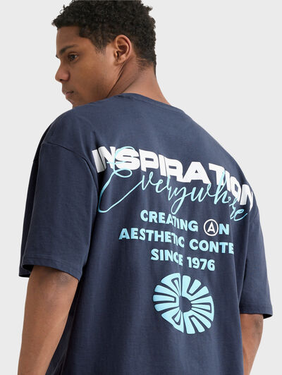 CAMISETA INSPIRATION AZUL MARINO